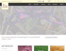 Tablet Screenshot of clarygardens.org